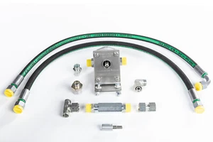 PKW Anhänger Kipperpumpe Akkuschrauber Hydraulik Edelstahl für alle Hersteller - Bild 1 von 5