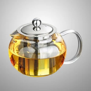 Kungfu Teaware Glass Teaware Teapot With Infuser Teapot Infuser Drip Teapot - Picture 1 of 12