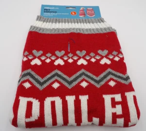 Vibrant Life Pet Sweater Dog Size L 20 In Back - Length 50-90 LBS - Picture 1 of 3