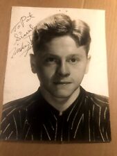 Mickey Rooney Very Rare Early Oversize 9/12 Photo 30s w/Signature
