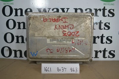 Unidad de control del motor 12209624 Pontiac, Chevy, Buick 2000-01 ECU OEM 16C1 863 B37 Foto 1 de 4