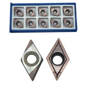 10Pcs DCMT11T304 MM25 indexable carbide turning inserts CNC cutting tools - Picture 1 of 8