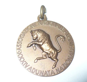 MEDAGLIA COMMEMORATIVA XXXIV ADUNATA NAZIONALE ALPINI TORINO 1961 1° CENTENARIO - Bild 1 von 1