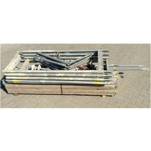 gebrauchtes Baugerüst Gerüst Plettac SL70 ca. 77m² Gerüste Bohle Holzbohle Boden - Bild 1 von 3