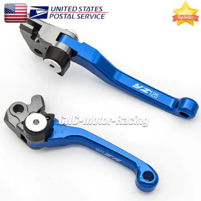 Palancas de embrague de freno CNC de aluminio para Yamaha YZ125 2015-2023 YZ125X 2017-2022 Foto 1 de 4