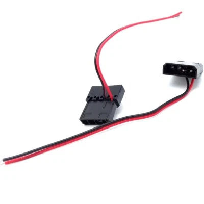 4PIN Molex to 2pin DC Power cable cord 12V/3A for LED SMD PC box 30cm - Image 1 of 4