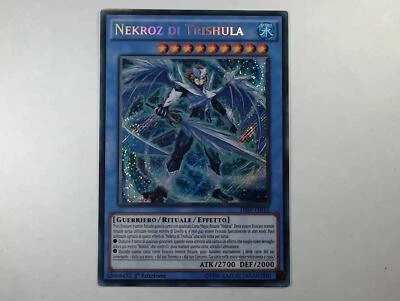 Yugioh NEKROZ VON TRISHULA , thsf-it015 Secret Rare italienisch NM 1. Auflage - Bild 1 von 4