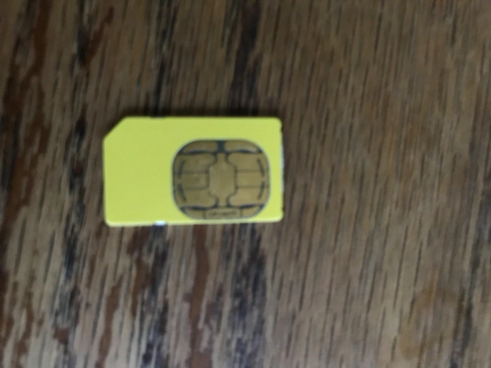 NEXTEL/SPRINT 64K SIM CARD/CHIP yellow - Image 1 of 1