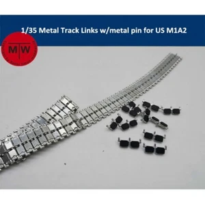 Eslabones de pista de metal a escala 1/35 con pasador de metal para modelo de tanque M1A2 de EE. UU. necesidad de montaje - Imagen 1 de 5