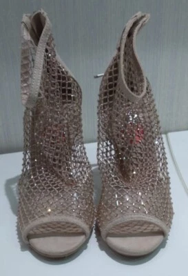 Bota Charles David Moda Tobillo Peep Toe Talla 6 Nueva Sin Caja Foto 1 de 4