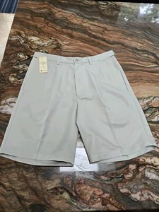 Hagger Cool 18 Preformance Short Chino Khaki 36 Neu mit Etikett - Bild 1 von 7