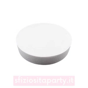 Base In Polistirolo Circolare D 25cm x H 5cm - Cake Design Torte Pasticceria - Foto 1 di 1