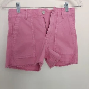 Art Class Pink Everyday Shorts for Girls Size 8 Adjustable Waist Raw Hem NWOT - Picture 1 of 5
