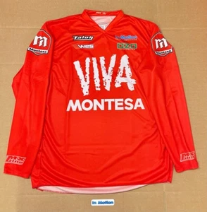 Camiseta deportiva Montesa ROJA Viva Cota Trials Twinshock vintage retro - Imagen 1 de 3