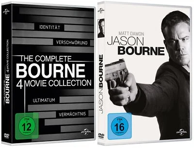 Bourne 1+2+3+4+5 / Collection Box 1-4 + Jason Bourne # 5-DVD-BOX-NEU