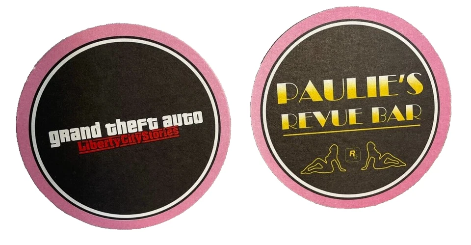Grand Theft Auto Liberty City Drink Coaster Bar Raro PS3 XBox 360 PROMO SWAG GTA Foto 1 de 1