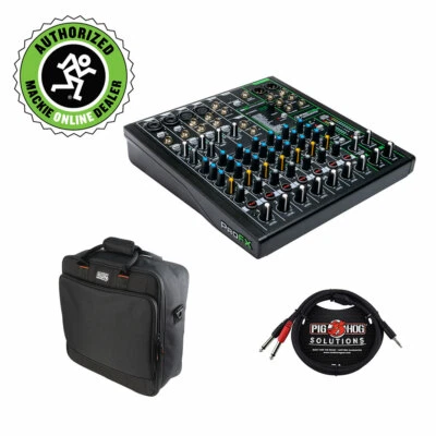 Mackie ProFX10v3 10-Channel Mixer w/ Gator Case Mixer Bag & 10' Stereo Cable - Image 1 of 4