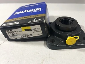 SF15T 15/16 Skezloc SealMaster Gold LineBall Bearing Flange Unit NOS - Picture 1 of 4