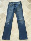 Womens, Diesel Industry Straight Leg Jeans, Size 28, Rips Made In Italy #2286