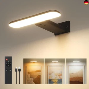 FULEN Bildbeleuchtung Kabellos, Akku Wandleuchte Innen, Kunstleuchten für Malen - Bild 1 von 8