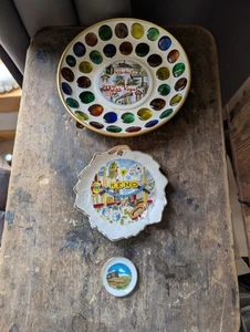 Vintage Collector Plates. Las Vegas. Reno. Red Rocks Amphitheatre. EUC. Mint. - Bild 1 von 4