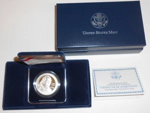 2006 COMMEMORATIVE COIN PROGRAM - BEN FRANKLIN "FOUNDING FATHER" PRF SILVER $1 - Picture 1 of 10