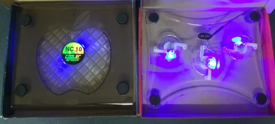 Lotto 2 Notebook cooler - base di raffreddamento Universali - Immagine 1 di 4