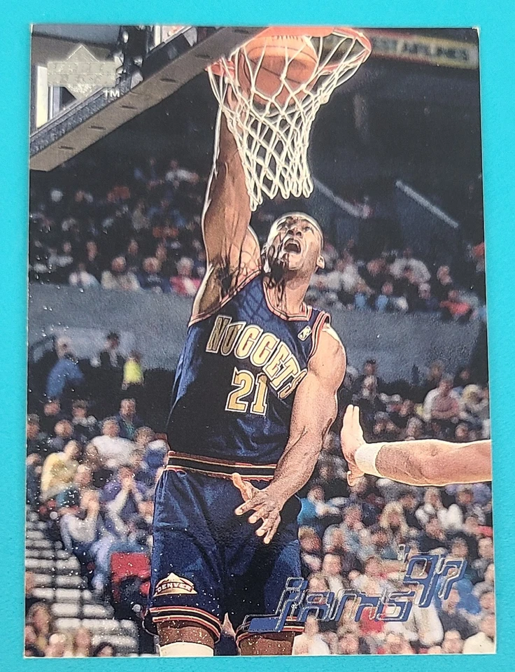 1997-98 Upper Deck #142 Tom Hammonds Denver Nuggets BASKETBALL Card M7 - Image 1 of 2