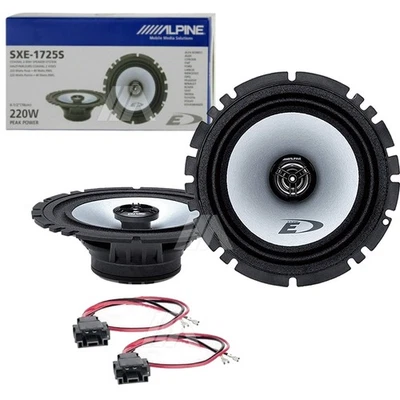 Kit 2 Casse Altoparlanti Alpine Coassiali Anteriori per Smart ForTwo 451 - Immagine 1 di 4