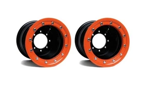 Ruedas delanteras Honda TRX 350EX 250EX Beadlock 10x5 4+1 4/144 Alba Racing BO 41 - Imagen 1 de 3