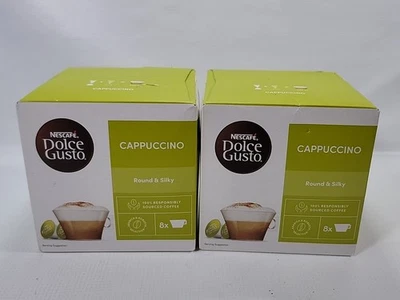 2x Nescafé Dolce Gusto Cappuccino Redondo y Sedoso 16 Cápsulas Exp 11/2025 Lote de 2 Foto 1 de 3