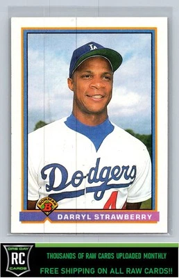 1991 Bowman Darryl Strawberry #609 Los Angeles Dodgers - Image 1 of 2