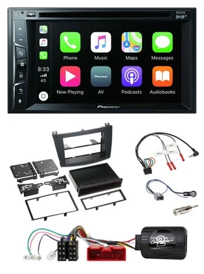Pioneer Lenkrad USB DVD Bluetooth DAB 2DIN Autoradio für Mazda 3 09-13 analog - Bild 1 von 4