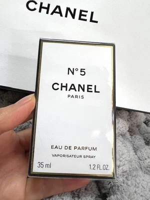 Chanel No 5 Eau de Parfum EDP спрей новый 1,2 унции 35 мл духи с Macys чек - Изображение 1 из 4