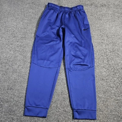 Nike Jogger Mens Large Blue Swoosh Dri Fit Sweatpant Running Training - Image 1 of 4