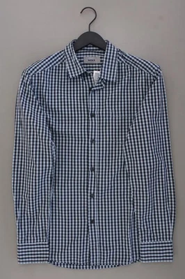 ✨ Mexx camicetta per uomo taglia 46, S a quadri blu di cotone ✨ - Immagine 1 di 4