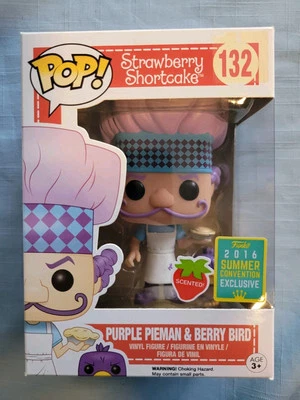 Funko Pop! Strawberry Shortcake Purple Pieman & Berry Bird #132 Summer Conv 2016 - image 1 of 4