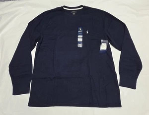 Polo Ralph Lauren Waffle Knit Thermal Long Sleeve Navy Blue Size XL - Picture 1 of 8