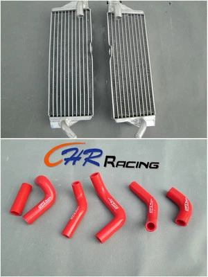 ALUMINUM RADIATOR & HOSE FOR 2003-2009 HUSQVARNA TC250 TE250 TE450/510 TC450/510 - Image 1 of 4