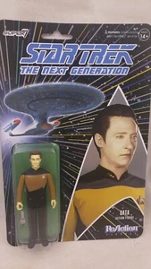 Super7 Reaction Star Trek The Next Generation Data Action Figure - Picture 1 of 3