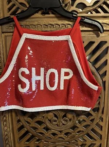 Moschino Shop kurzes Top Größe 44 neu ohne Etikett - Bild 1 von 8