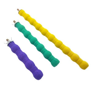 Scrub Claw Grinding Rod Parrot Stand Stick Perches Grinding Paw Bird Cage Part - Picture 1 of 10