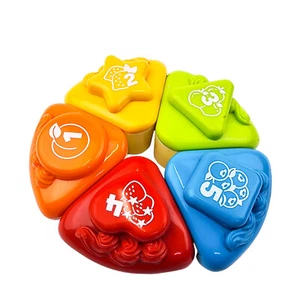 Leap Frog Replacement Musical Rainbow Tea Party Cake Slices Lot of 5 Plastic - Picture 1 of 6