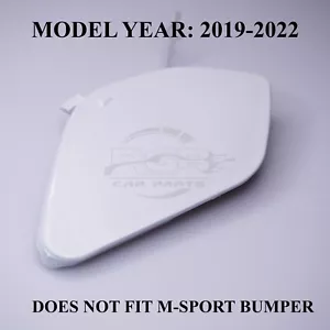 Tapa de gancho de remolque para parachoques delantero para BMW X1 F48 19-22 LCI SE blanco mineral A96 - Imagen 1 de 5