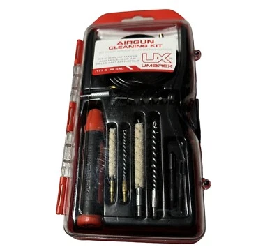 Kit de limpieza de rifle de aire comprimido Umarex para pistolas de aire comprimido Cal .177 y .22 Foto 1 de 2
