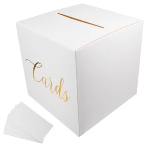Hochzeit Kartenbox Deko für Empfang Braut Bräutigam Gastgeschenkboxen - Bild 1 von 12