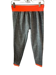 Bodyform Sport Activewear Workout Leggings Orange Gray Women’s Size L/XL - Picture 1 of 9