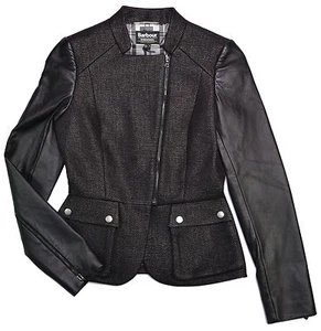 BARBOUR INTERNATIONAL Ladies' Blade Mid Leather Jacket - Picture 1 of 5