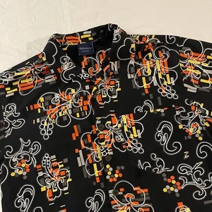 Sideout Button Up Shirt Men Size Medium Yellow Blue Floral Rare - Picture 1 of 13