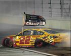 2018 Joey Logano Pennzoil Monster Energy Cup Champion Signed 8X10 Photo Coa (A)